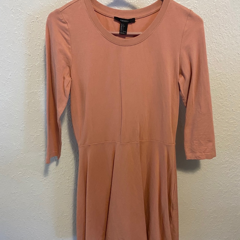 Quarter sleeve dress